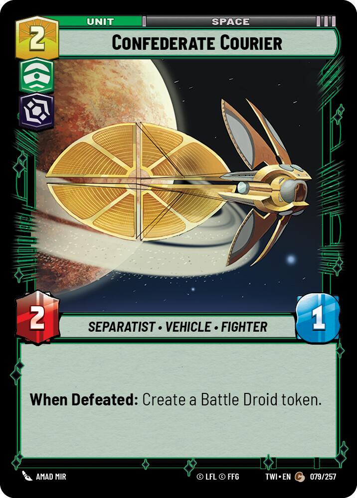 Confederate Courier (079/257) (079/257) [Twilight of the Republic]