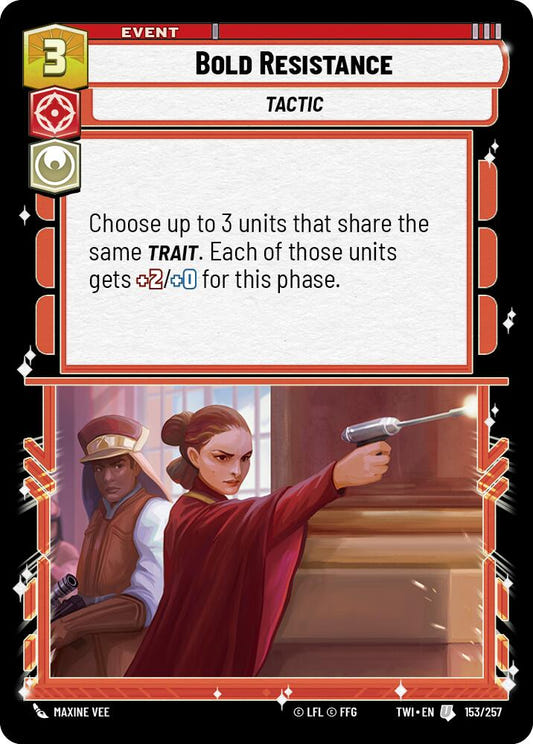 Bold Resistance (153/257) (153/257) [Twilight of the Republic]