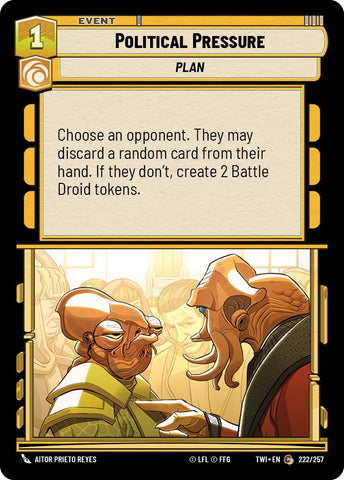 Political Pressure (222/257) (222/257) [Twilight of the Republic]