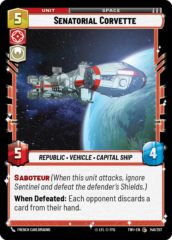 Senatorial Corvette (148/257) (148/257) [Twilight of the Republic]