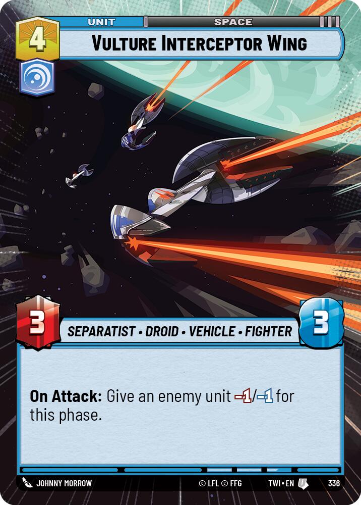 Vulture Interceptor Wing (336) (Hyperspace) (336) [Twilight of the Republic]