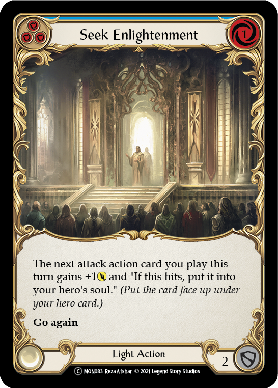 Seek Enlightenment (Blue) [U-MON083] (Monarch Unlimited) Unlimited Normal