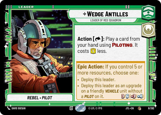 Wedge Antilles - Leader of Red Squadron (008/262) (008/257) [Jump to Lightspeed]
