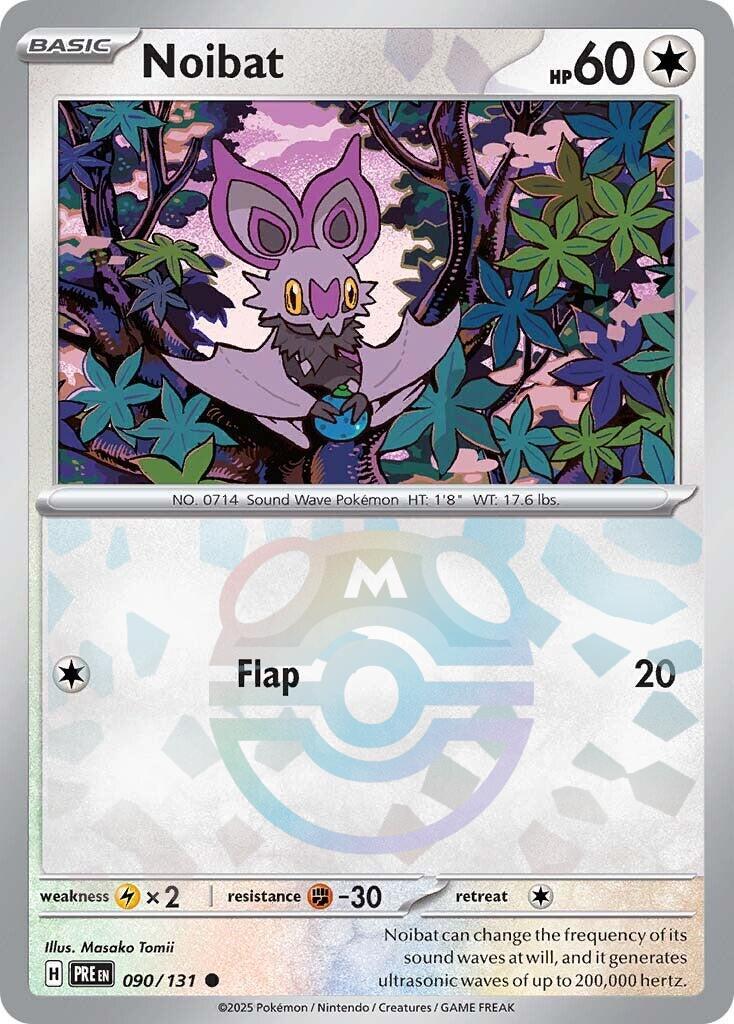 Noibat (090/131) (Master Ball Pattern) [Scarlet & Violet: Prismatic Evolutions]