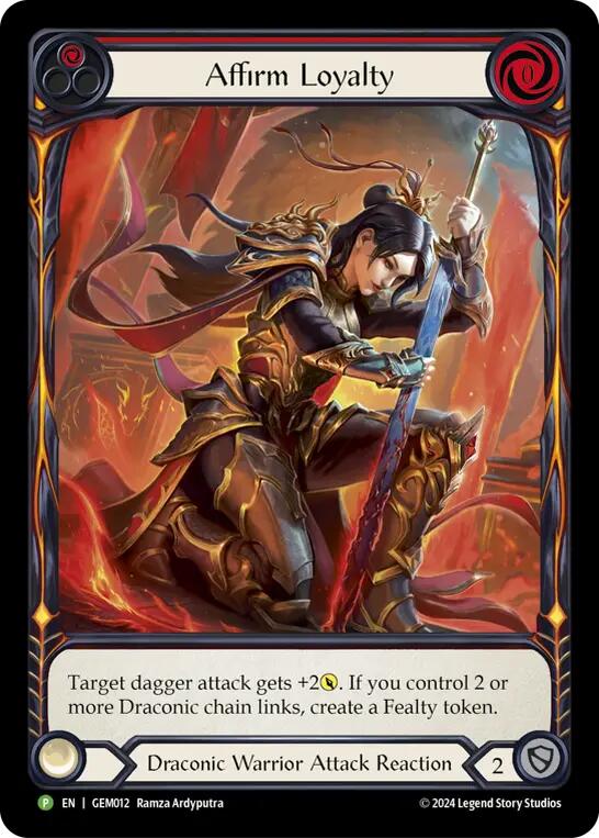 Affirm Loyalty [GEM012] (GEM Pack 1)  Rainbow Foil