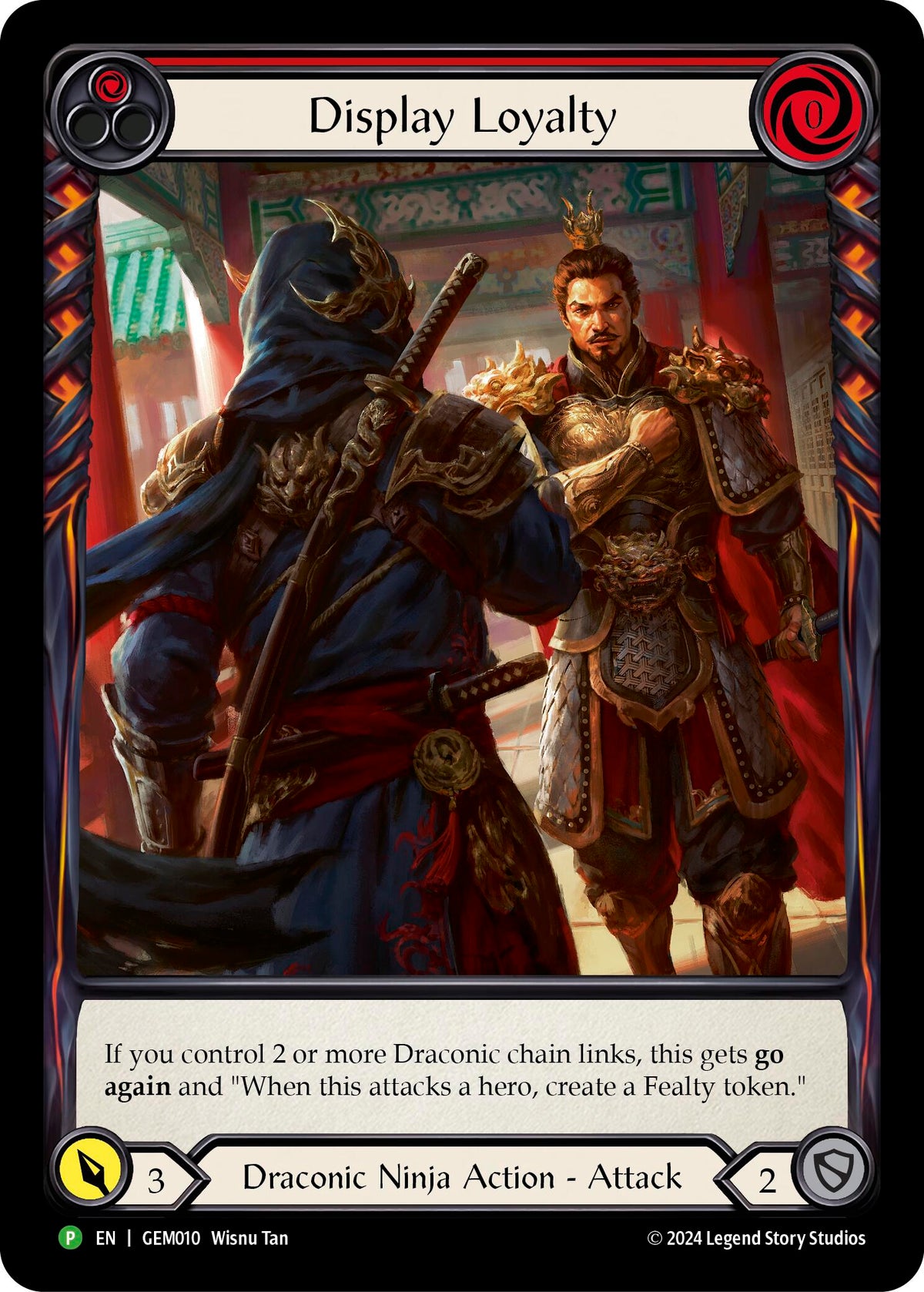 Display Loyalty (Red) [GEM010] (GEM Pack 1) Rainbow Foil