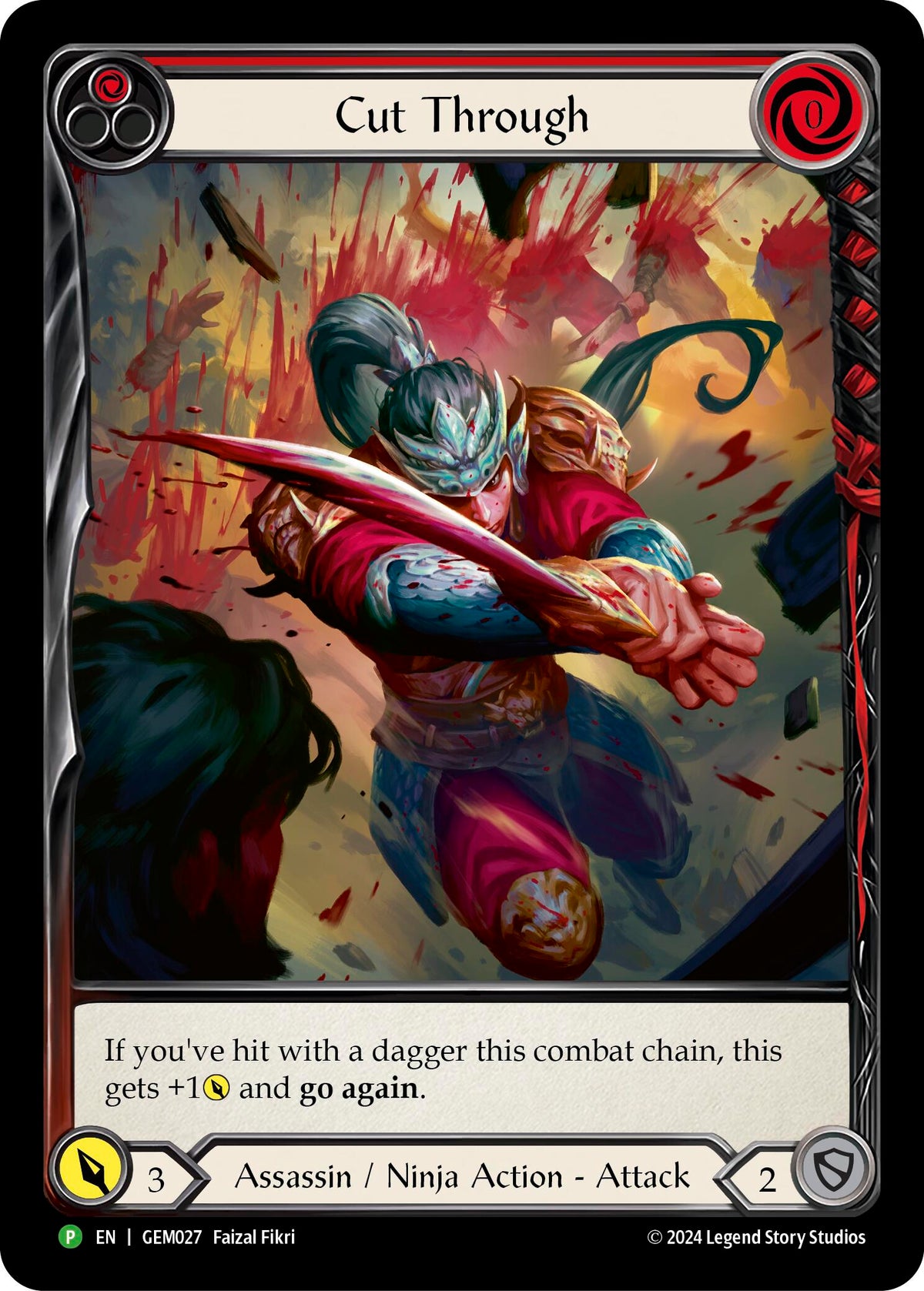 Cut Through (Red) [GEM027] (GEM Pack 1) Rainbow Foil