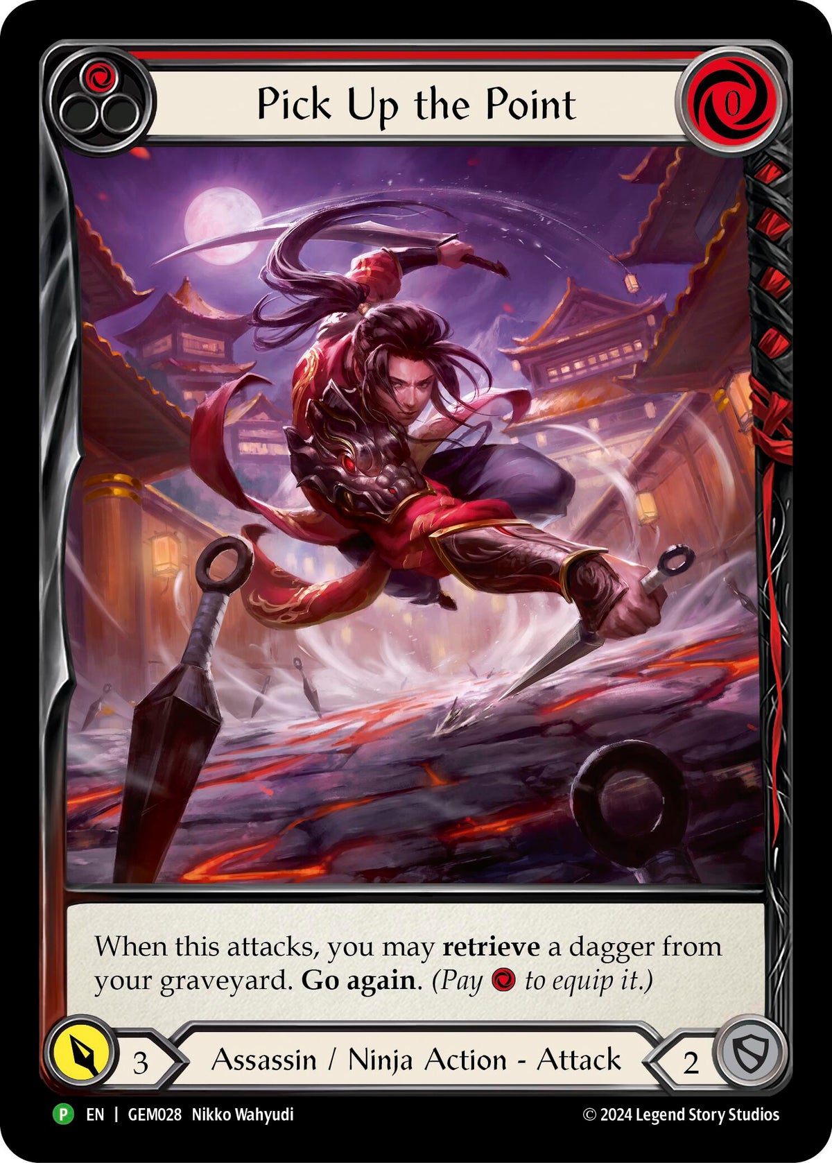 Pick Up the Point (Red) [GEM028] (GEM Pack 1) Rainbow Foil