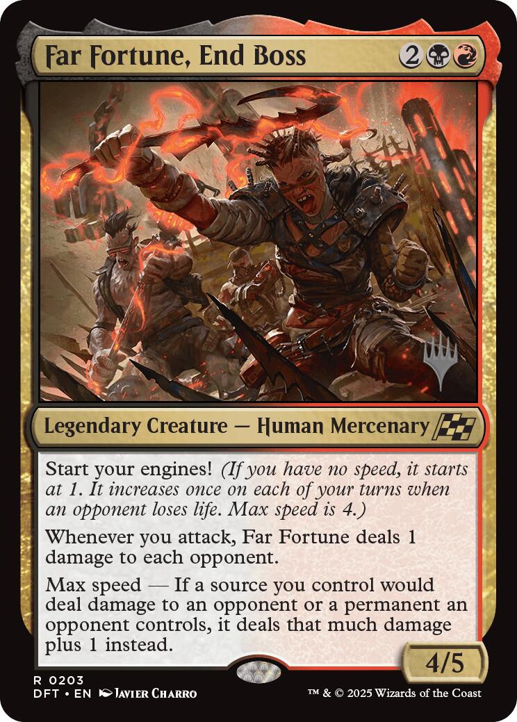 Far Fortune, End Boss (Promo Pack) [Aetherdrift Promos]