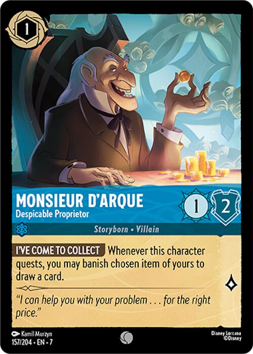 Mr. D'Arque - Despicable Proprietor (157/204) [Archazia's Island]
