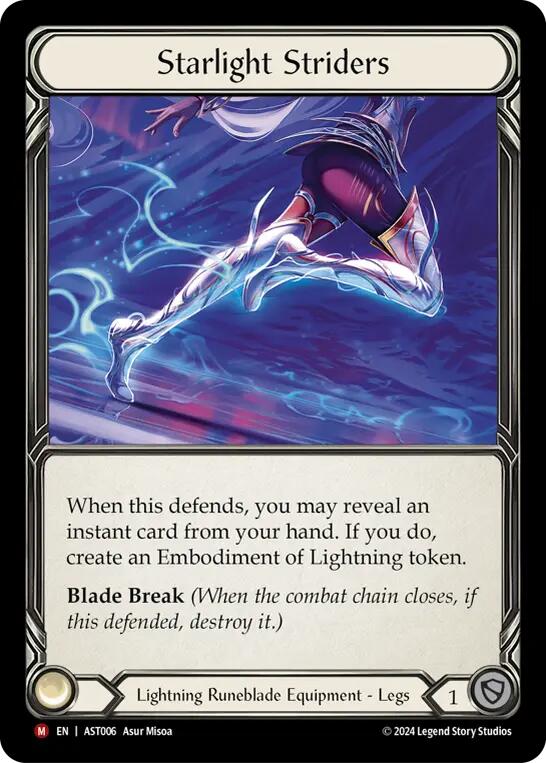 Starlight Striders [AST006] (Armory Deck: Aurora)  Rainbow Foil