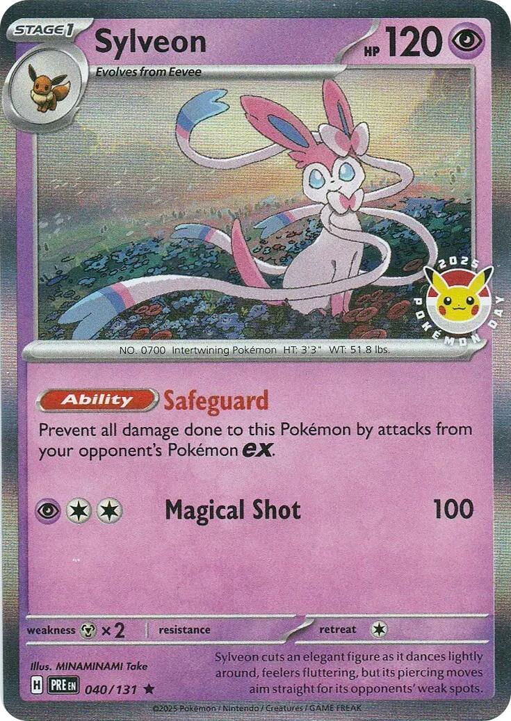 Sylveon (040/131) (Pokémon Day) [Scarlet & Violet: Prismatic Evolutions]