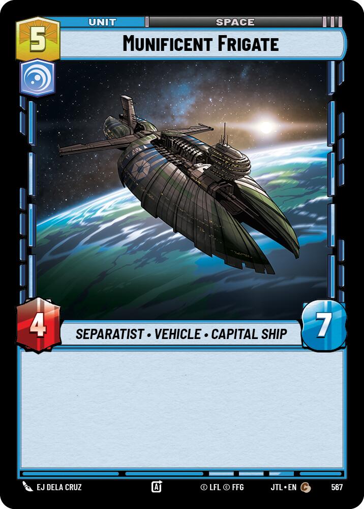 Munificent Frigate (567) (567) [Jump to Lightspeed]