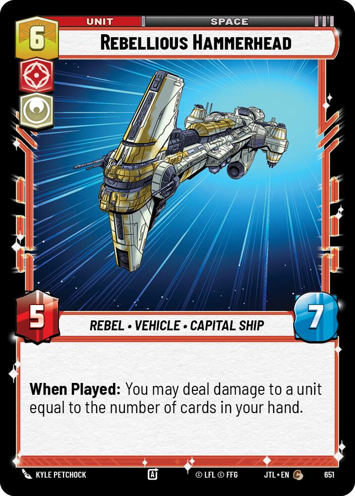 Rebellious Hammerhead (651) (651) [Jump to Lightspeed]