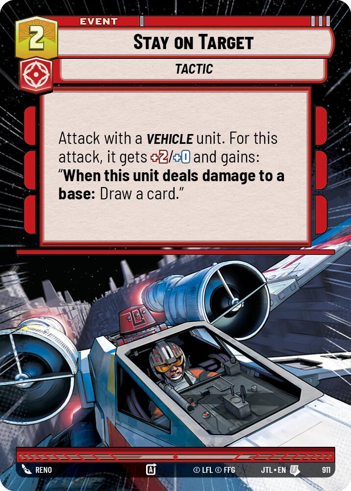 Stay on Target (911) (Hyperspace Foil) (911) [Jump to Lightspeed]