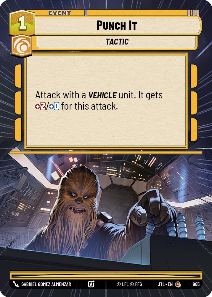 Punch It (965) (Hyperspace Foil) (965) [Jump to Lightspeed]