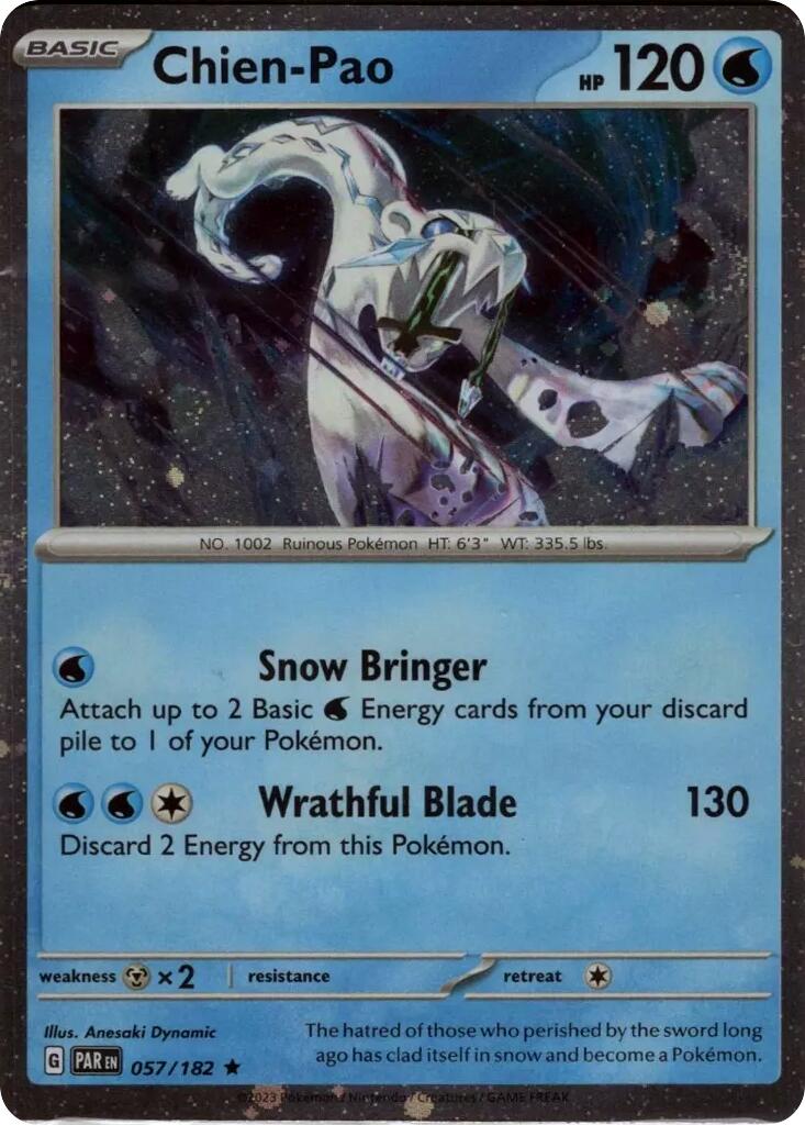 Pao-Chien (057/182) (Cosmos Holo) [Scarlet & Violet: Paradox Rift]