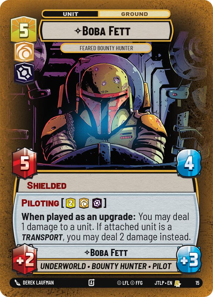 Boba Fett – Feared Bounty Hunter (15) (15) [Jump to Lightspeed: Weekly Play]