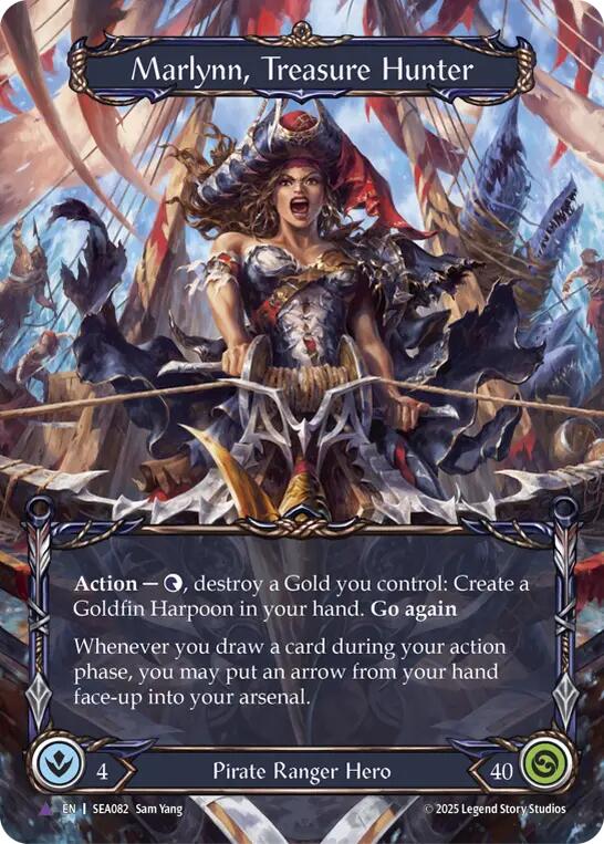 Marlynn, Treasure Hunter (Marvel) [SEA082] (High Seas)  Cold Foil