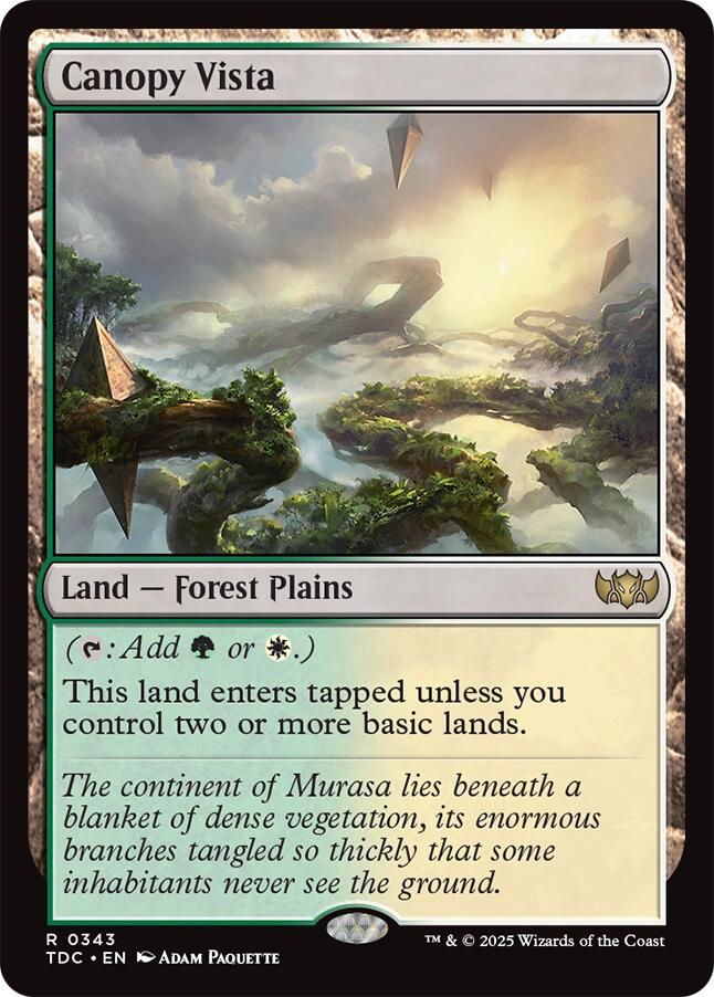 Canopy Vista [Tarkir: Dragonstorm Commander]