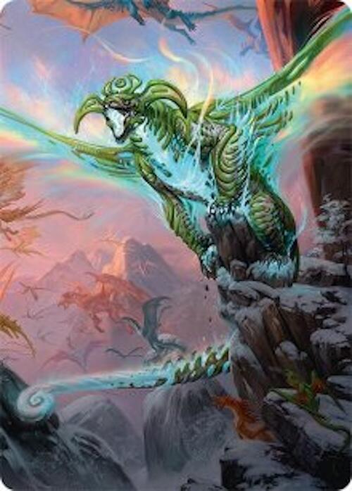 Ureni of the Unwritten Art Card (51/54) [Tarkir: Dragonstorm Art Series]