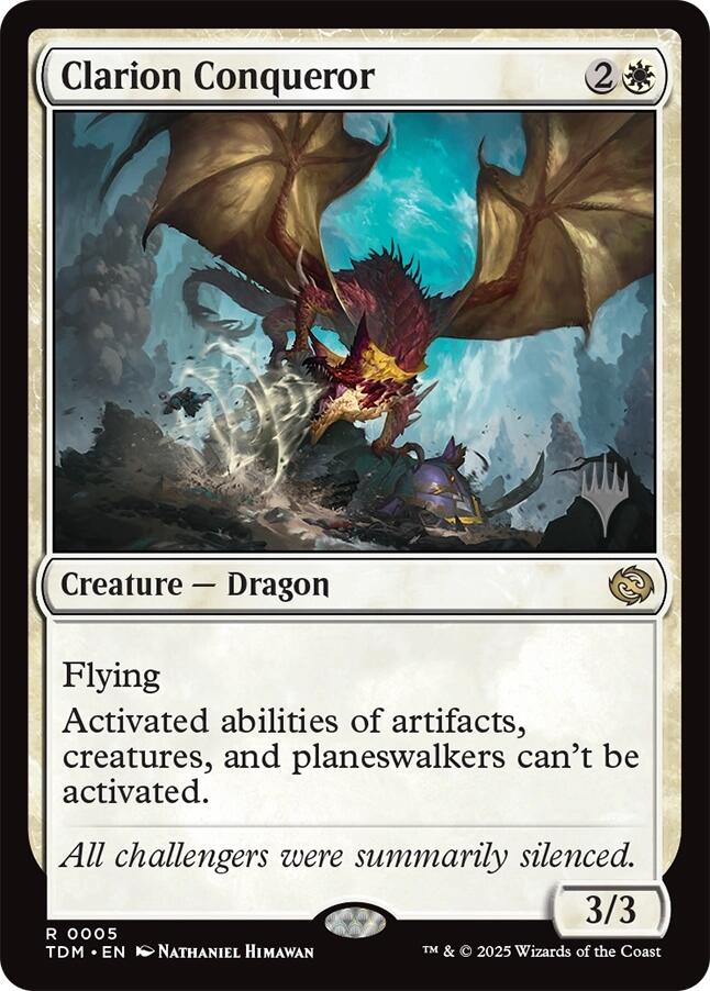 Clarion Conqueror [Tarkir: Dragonstorm Promos]