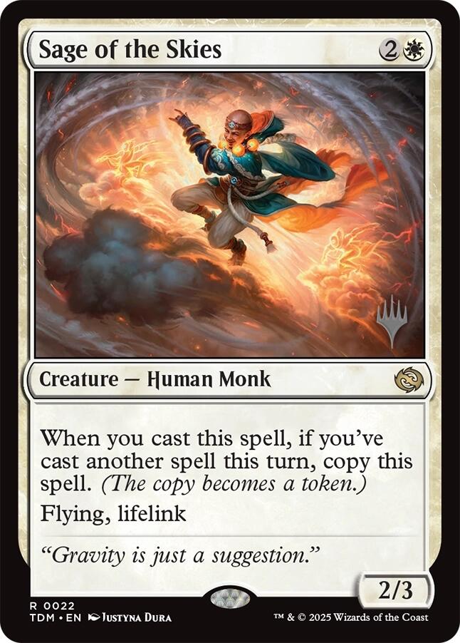 Sage of the Skies (Promo Pack) [Tarkir: Dragonstorm Promos]