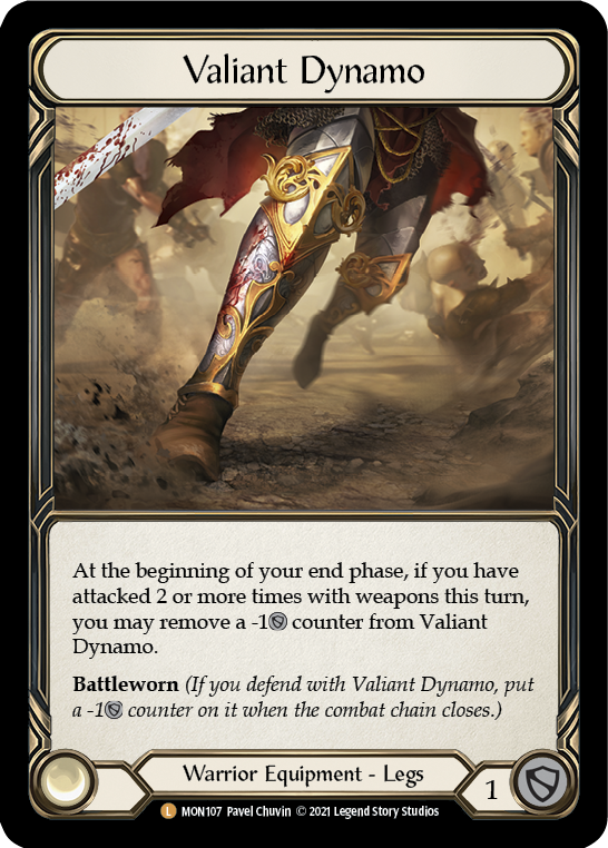 Valiant Dynamo [MON107-CF] (Monarch) 1st Edition Cold Foil