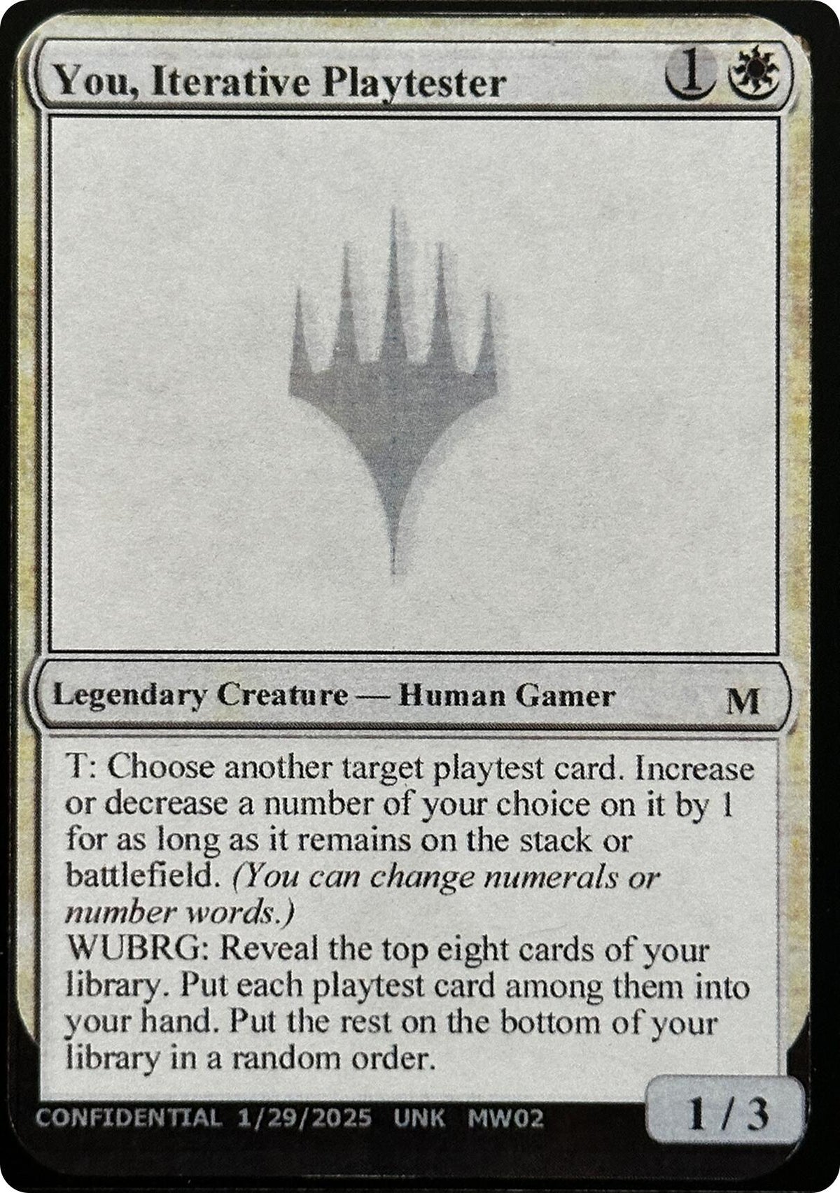 You, Iterative Playtester [Unknown Event]