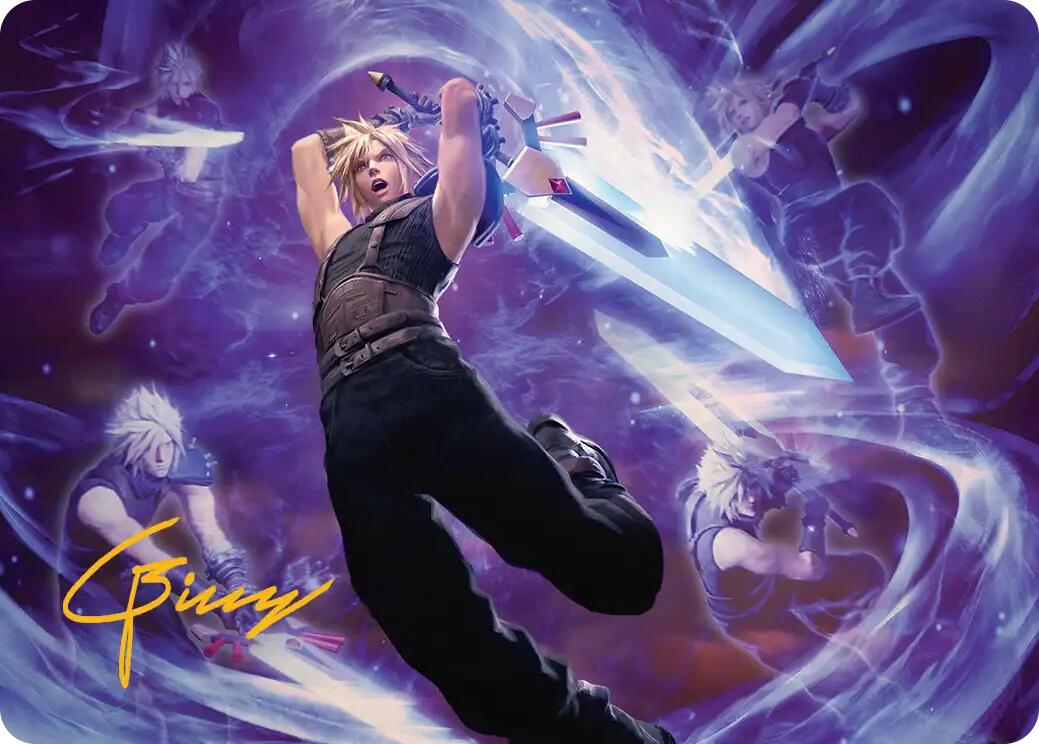 Cloud's Limit Break Art Card (Gold-Stamped Signature) [FINAL FANTASY Art Series]