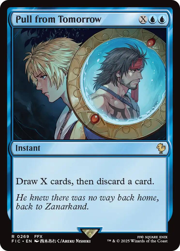 Pull from Tomorrow (Surge Foil) [FINAL FANTASY Commander]
