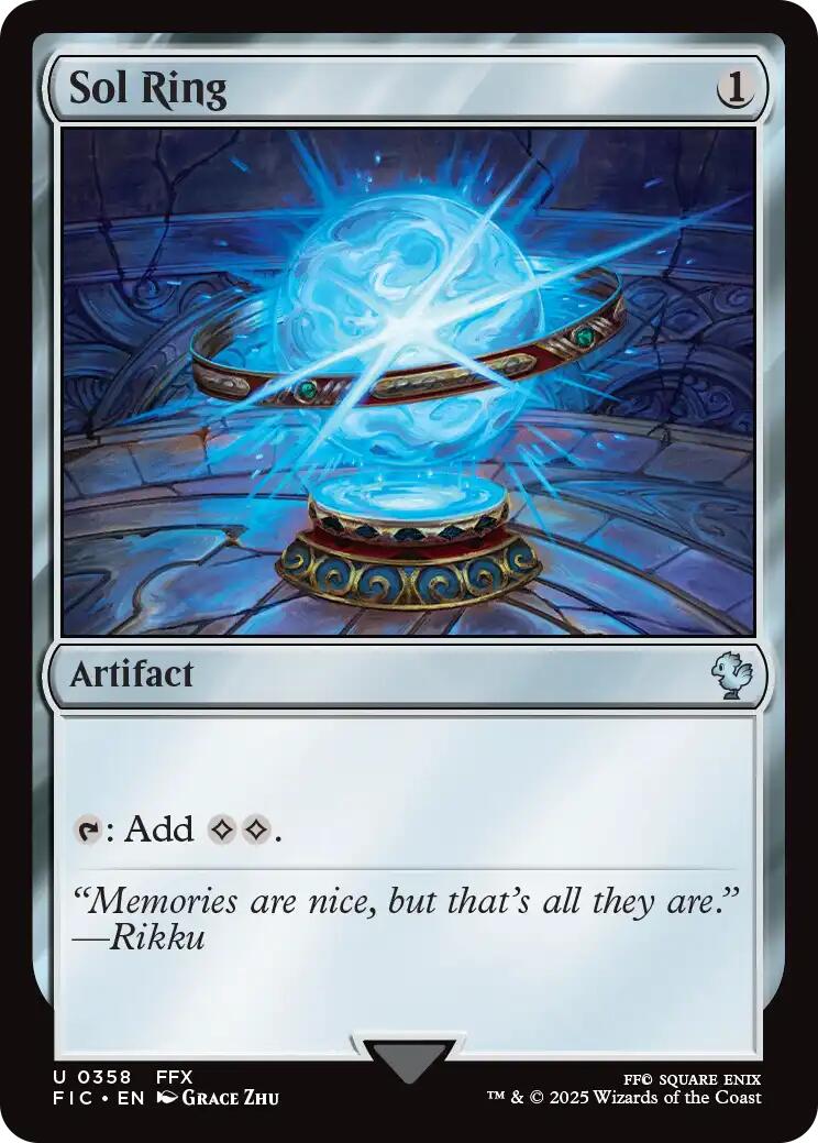 Sol Ring (0358) (Surge Foil) [FINAL FANTASY Commander]