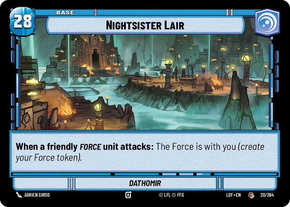 Nightsister Lair // Shield (020/264 // T02/T03) (020/264 // T02/T03) [Legends of the Force]