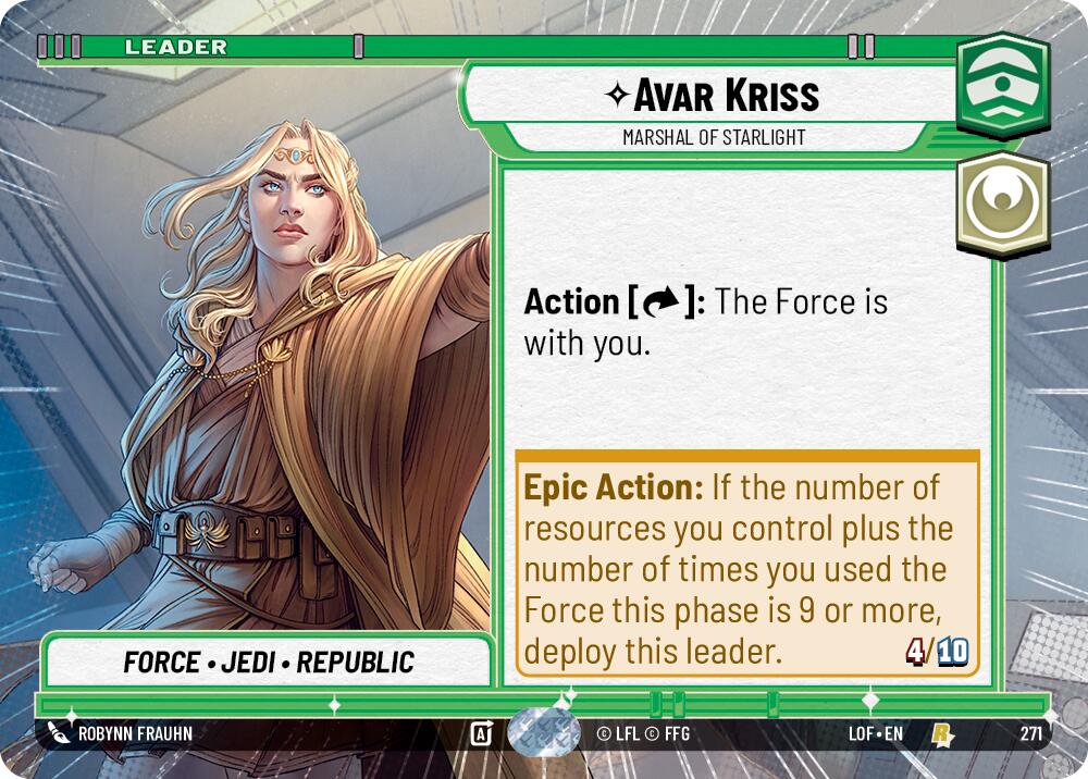 Avar Kriss - Marshal of Starlight (271) (Hyperspace) (271) [Legends of the Force]