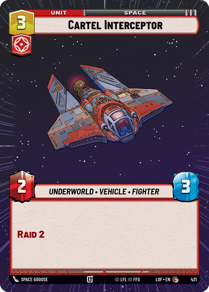 Cartel Interceptor (421) (Hyperspace) (421) [Legends of the Force]