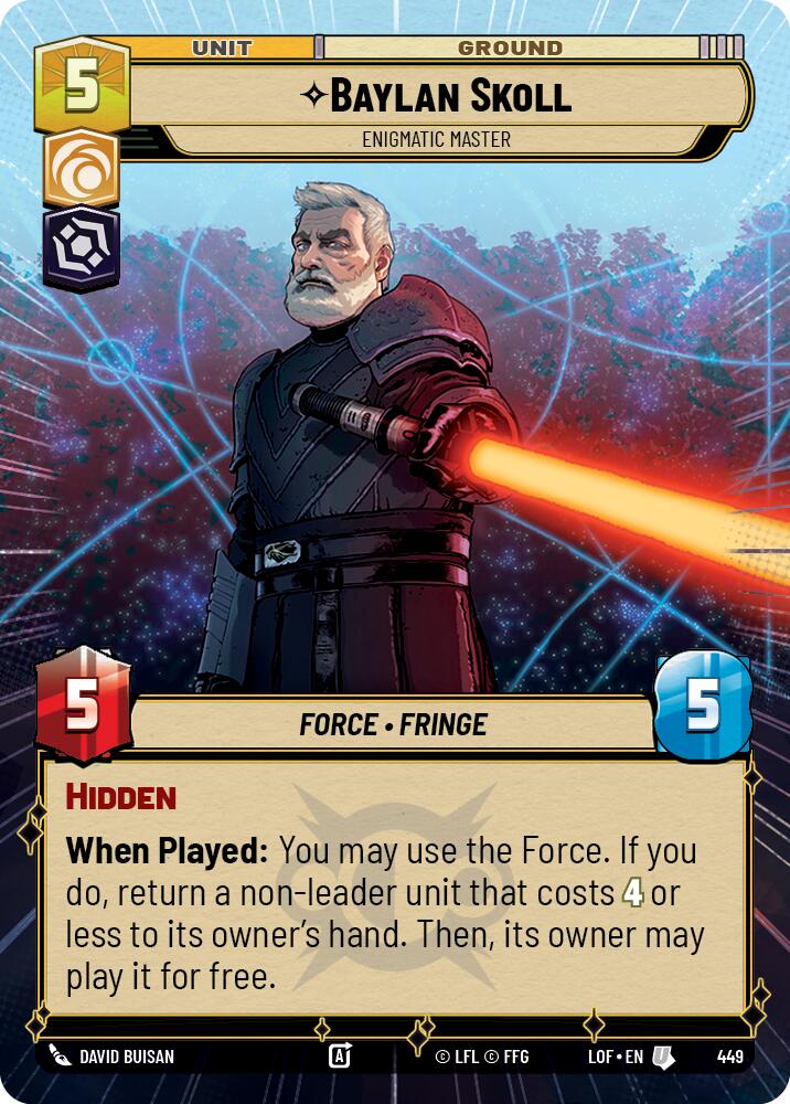 Baylan Skoll - Enigmatic Master (449) (Hyperspace) (449) [Legends of the Force]
