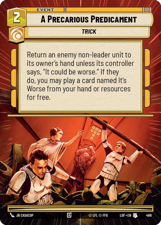 A Precarious Predicament (486) (Hyperspace) (486) [Legends of the Force]