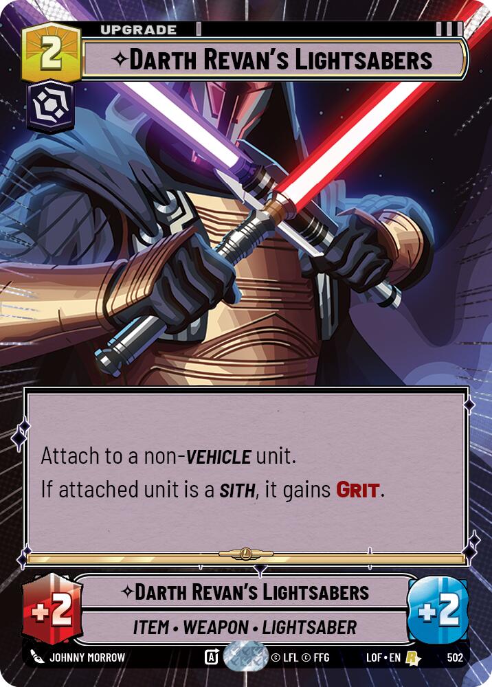 Darth Revan's Lightsabers (502) (Hyperspace) (502) [Legends of the Force]
