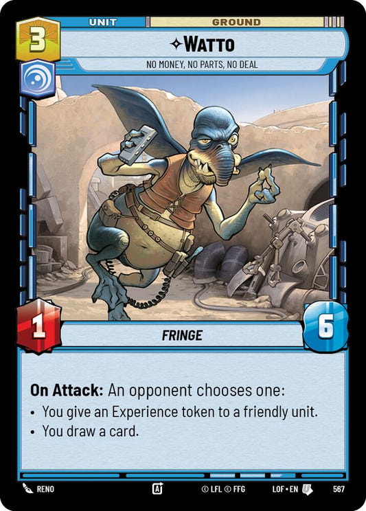 Watto - No Money, No Parts, No Deal (567) (Foil) (567) [Legends of the Force]