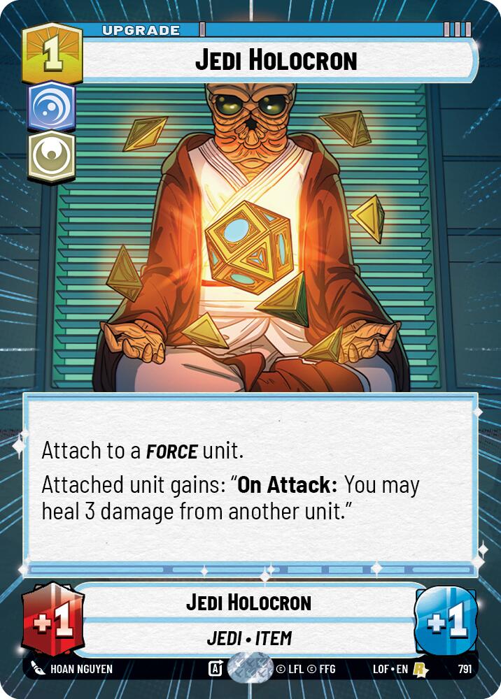 Jedi Holocron (791) (Hyperspace Foil) (791) [Legends of the Force]