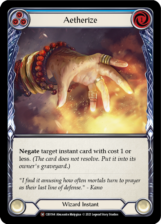 Aetherize [U-CRU164] (Crucible of War Unlimited) Unlimited Normal