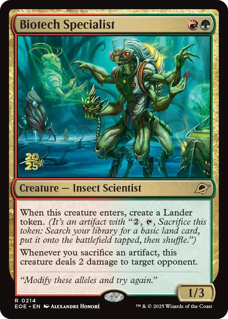 Biotech Specialist [Edge of Eternities Prerelease Promos]