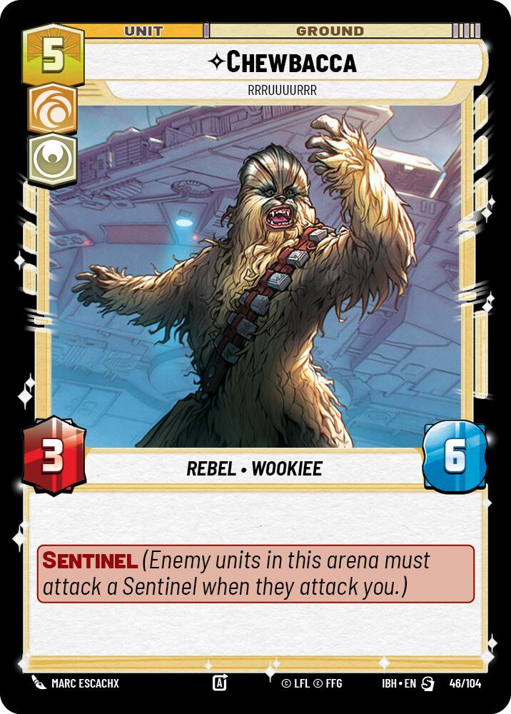 Chewbacca (46/104) - Rrruuuurrr (46/104) [Intro Battle: Hoth]