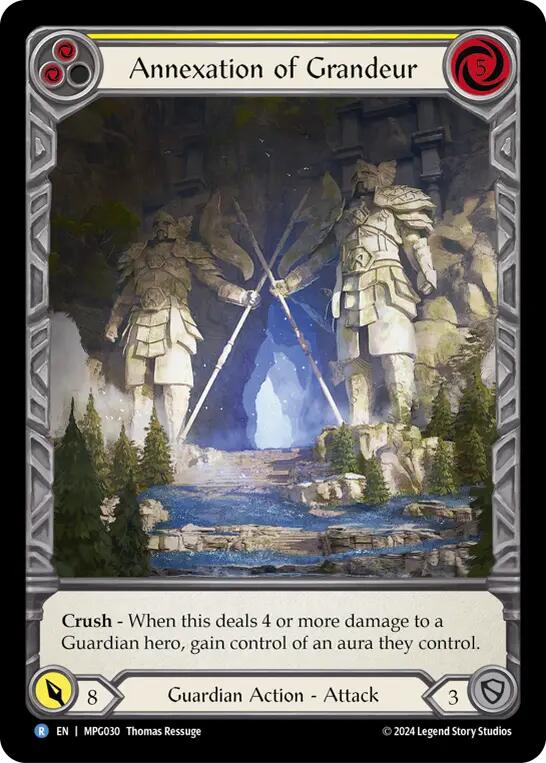 Annexation of Grandeur (Extended Art) [MPG030] (Mastery Pack Guardian)  Rainbow Foil