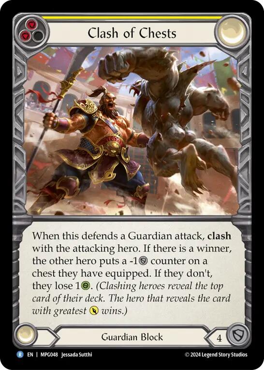 Clash of Chests [MPG048] (Mastery Pack Guardian)  Rainbow Foil