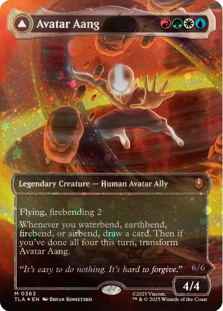 Avatar Aang (Raised Foil) [Avatar: The Last Airbender]