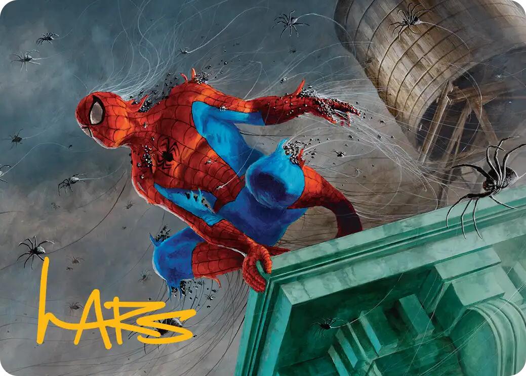 Spiders-Man, Heroic Horde Art Card (Gold-Stamped Signature) [Marvel's Spider-Man Art Series]