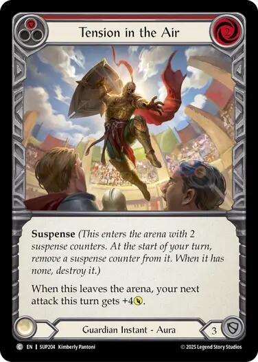 Tension in the Air (Red) [SUP204] (Super Slam)