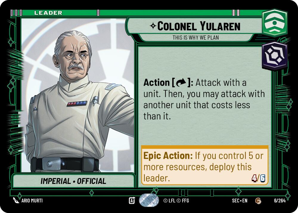Colonel Yularen (6/264) - This is Why We Plan (6/264) [Secrets of Power]