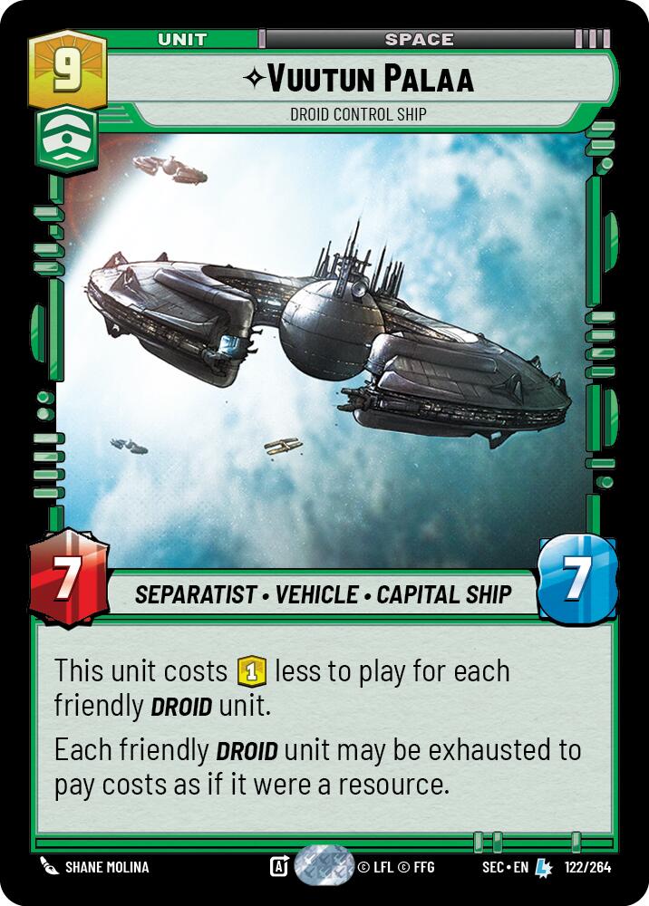 Vuutun Palaa (122/264) - Droid Control Ship (122/264) [Secrets of Power]